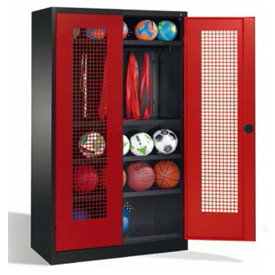 Stahlschrank für Sportgeräte und Bälle